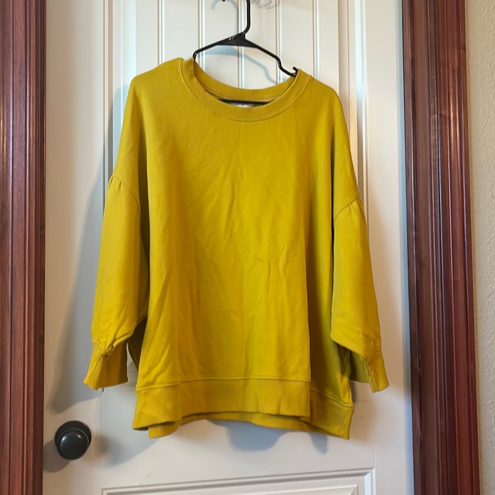 Terra and Sky 3/4 sleeve sweatshirt